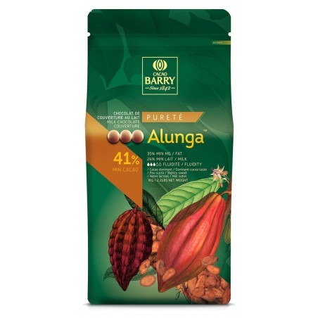 Chocolat au Lait Alunga 41% - 1 kg 