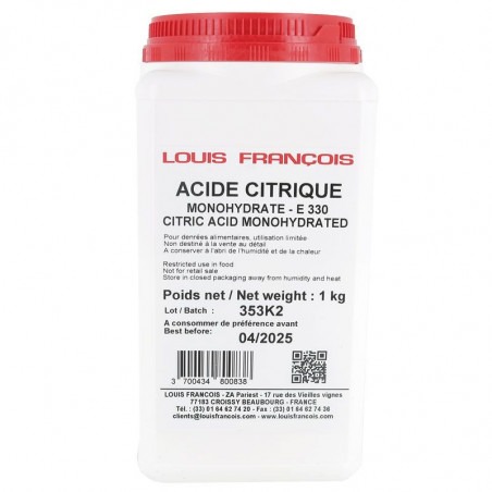 Acide Citrique Boite 1KG 