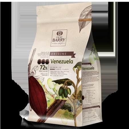 Chocolat Noir Origine Venezuela 72% - 1 kg 